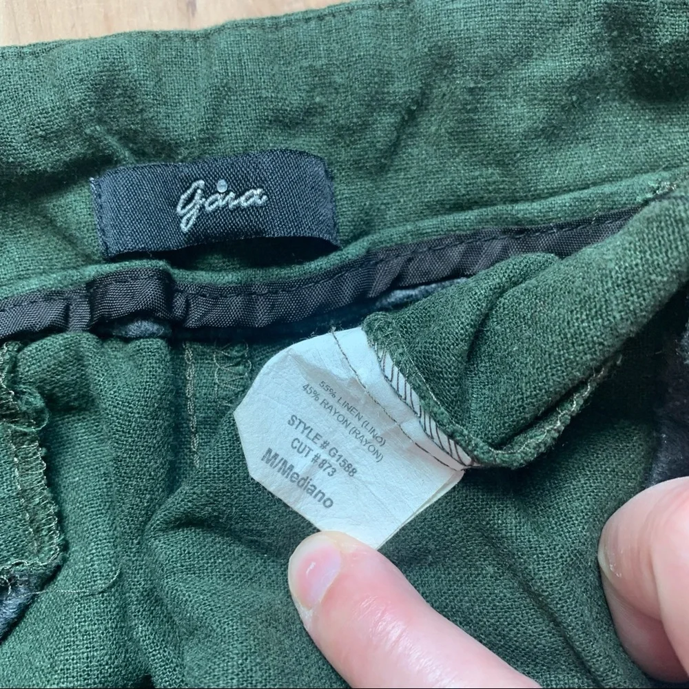Linen Drawstring Pants - Picture 4 of 4